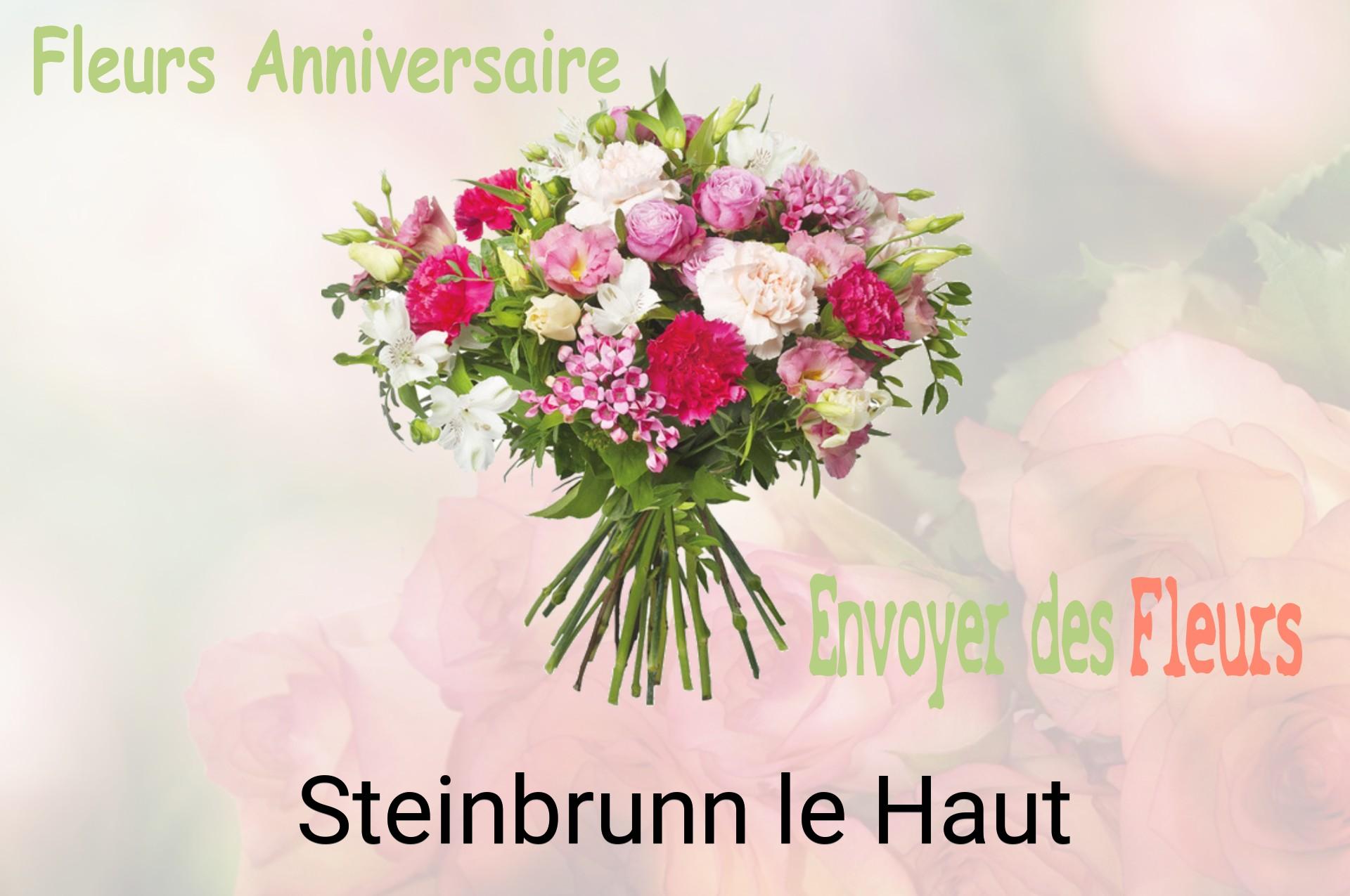 Bouquet de fleurs d’anniversaire livré à Steinbrunn-le-Haut